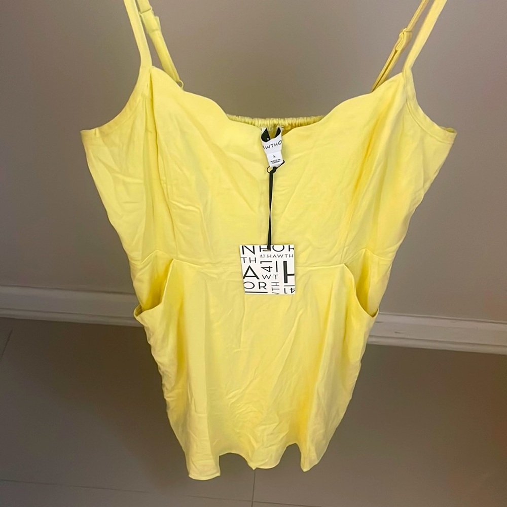 Sexy yellow dress